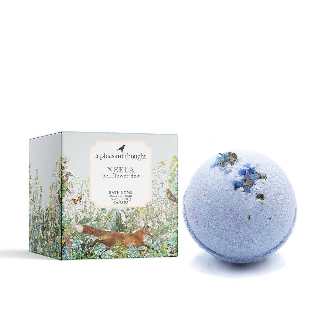 A Pleasant Thought NEELA | BELLFLOWER DEW | BATH BOMB‎ New Made In Canada 6 Oz